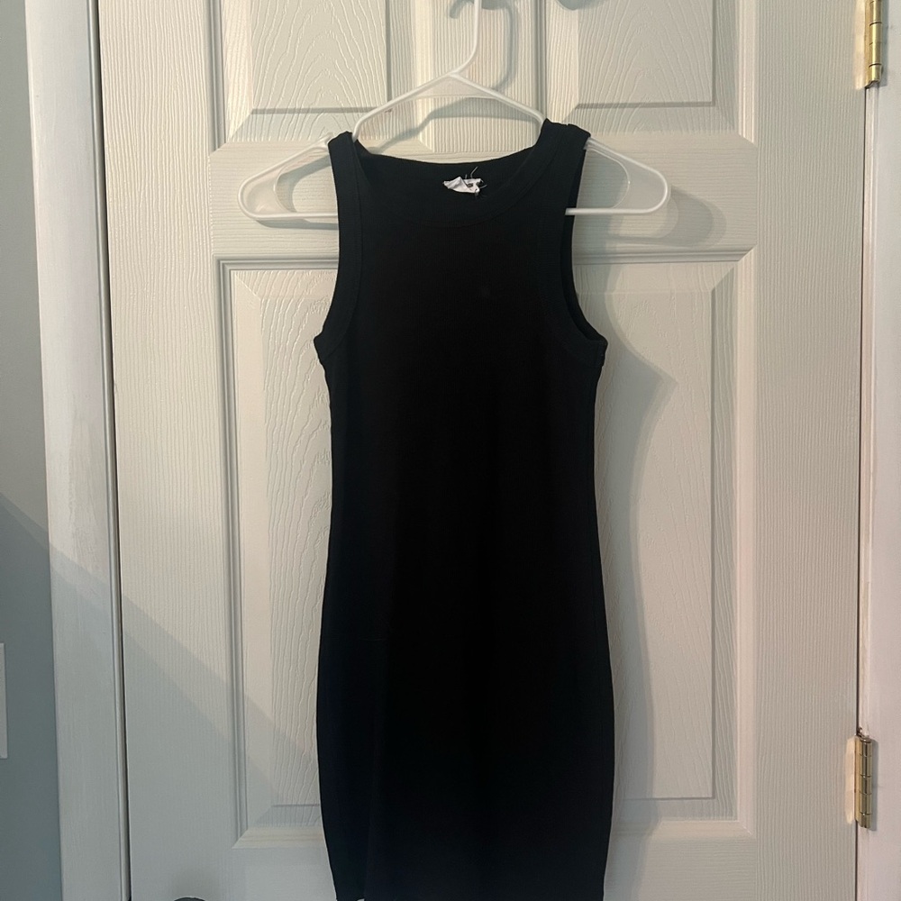 Cotton On Black Halter Mini Dress for Night Out